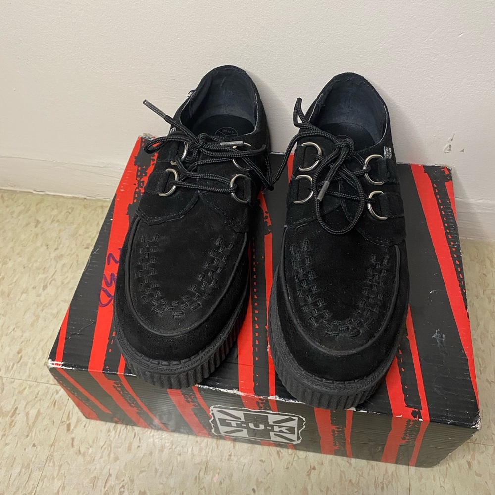 Faux Suede Creeper